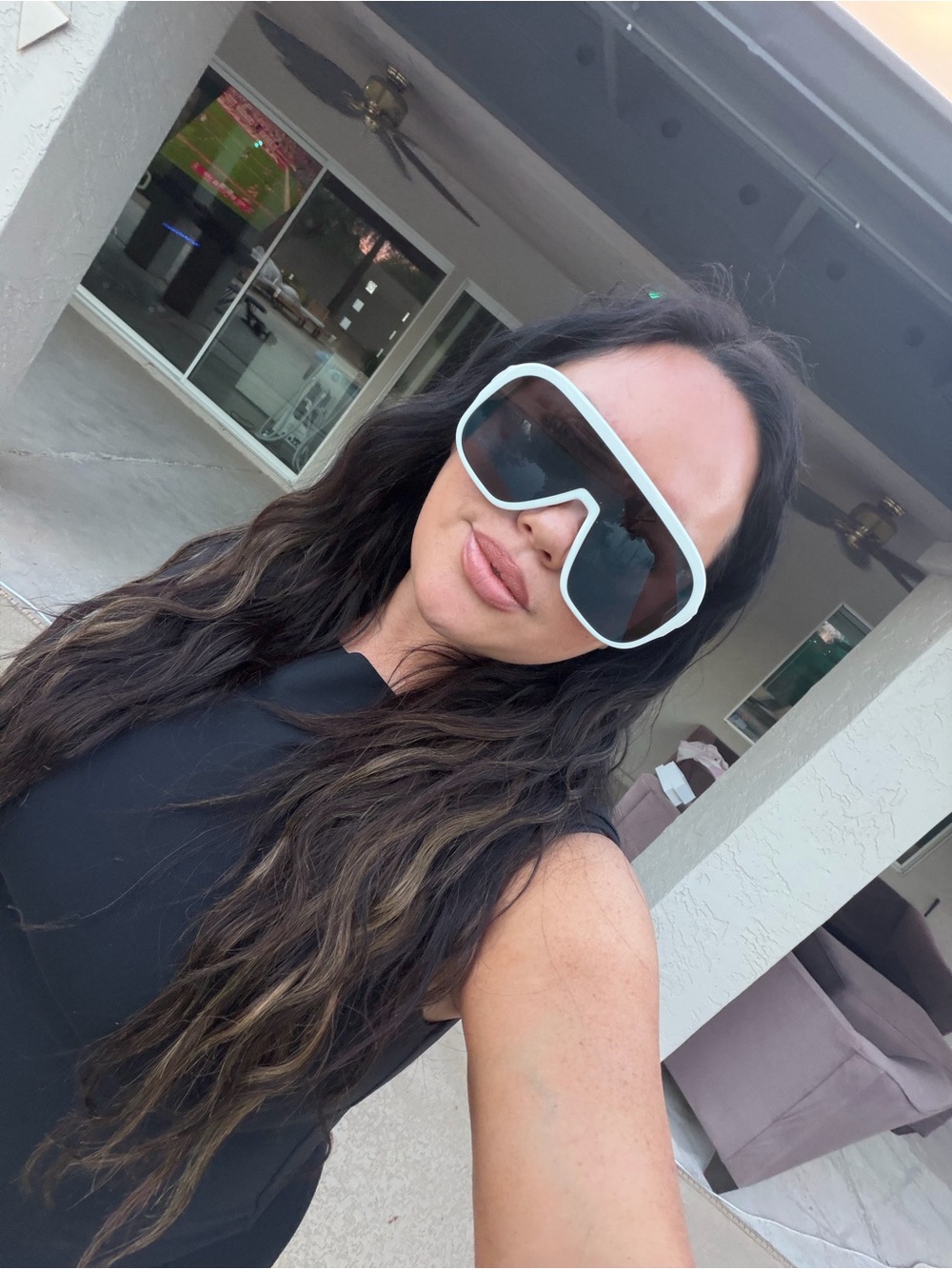 Dior Bobby Sport White Shield Sunglasses